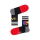 чорапи,мъжки,чорапи,happy,socks,3,4,athletic,flame,socks,long,socks,multicolor