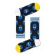 чорапи,мъжки,чорапи,happy,socks,alien,thin,crew,blue,long,socks,multicolor,(black)