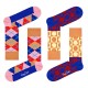 чорапи,мъжки,чорапи,happy,socks,argyle,and,check,me,out,long,socks,2,pairs,multicolor