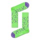 чорапи,мъжки,чорапи,happy,socks,bart,long,socks,multicolor,(green)