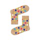 чорапи,мъжки,чорапи,happy,socks,big,dot,half,long,socks,multicolor,(brown)