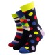 чорапи,мъжки,чорапи,happy,socks,blue,big,dot,long,socks,3,pairs,multicolor
