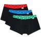 чорапи,мъжко,бельо,happy,socks,contrasts,boxers,3,pieces,red,blue,green,(black)