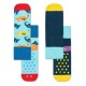 чорапи,детски,чорапи,happy,socks,dinosaur,anti,slip,socks,2,pairs,multicolor,(blue)