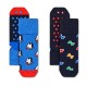 чорапи,детски,чорапи,happy,socks,dog,&,dog,bone,anti,slip,socks,2,pairs,multicolor,(blue)
