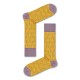 чорапи,мъжки,чорапи,happy,socks,dressed,geometric,yellow,and,purple,long,socks,multicolor,(yellow)