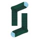 чорапи,мъжки,чорапи,happy,socks,dressed,scissors,crew,green,long,socks,multicolor,(green)