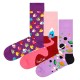 чорапи,мъжки,чорапи,happy,socks,girly,long,socks,3,pairs,multicolor,(purple)
