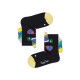 чорапи,детски,чорапи,happy,socks,hamburger,embroidery,socks,multicolor,(black)