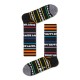 чорапи,мъжки,чорапи,happy,socks,happy,line,thin,crew,black,long,socks,multicolor,(black)