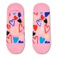 чорапи,мъжки,чорапи,happy,socks,i,heart,u,liner,socks,pink,(multicolor)