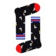 чорапи,мъжки,чорапи,happy,socks,i,see,you,thin,crew,long,socks,multicolor,(black)