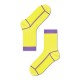 чорапи,мъжки,чорапи,happy,socks,liv,crew,amarillo,y,lila,long,socks,multicolor,(yellow)