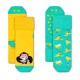 чорапи,детски,чорапи,happy,socks,monkey,&,banana,anti,slip,socks,2,pairs,multicolor,(green)