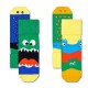 чорапи,детски,чорапи,happy,socks,monsters,anti,slip,socks,2,pairs,multicolor