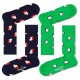 чорапи,мъжки,чорапи,happy,socks,of,greendog,and,bunny,long,socks,2,pairs,multicolor,(green,blue)