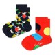 чорапи,детски,чорапи,happy,socks,planet,dog,socks,2,pairs,multicolor,(red,black)