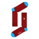 чорапи,мъжки,чорапи,happy,socks,ribbed,embroidery,alien,long,socks,multicolor,(red)
