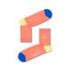 чорапи,мъжки,чорапи,happy,socks,ribbed,embroidery,flamingo,1,2,crew,long,socks,multicolor,(orange)