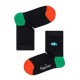 чорапи,детски,чорапи,happy,socks,shark,embroidery,socks,multicolor,(black)