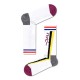 чорапи,мъжки,чорапи,happy,socks,shooting,stripe,thin,crew,long,socks,multicolor,(white)