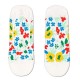чорапи,мъжки,чорапи,happy,socks,short,flower,liner,socks,white,(multicolor)