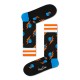 чорапи,мъжки,чорапи,happy,socks,smile,flash,crew,black,long,socks,multicolor,(black)