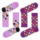 чорапи,мъжки,чорапи,happy,socks,the,milky,way,and,rubber,long,socks,2,pairs,multicolor,(purple,pink)
