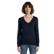 блуза,дамски,пуловери,дамски,плетени,дрехи,tom,tailor,front,logo,coin,v,neck,sweater,sky,captain,blue,(blue)
