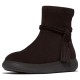 дамски,боти,дамски,високи,обувки,за,ходене,fitflop,iq,comff,tassel,suede,booties,chocolate,brown
