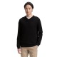 блуза,мъжки,пуловери,tom,tailor,1039806,basic,knit,v,neck,sweater,black