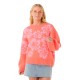 блуза,дамски,блузи,rip,curl,hibiscus,heat,jacquard,crew,sweatshirt,watermelon,(orange)