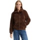 блуза,дамски,блузи,tom,tailor,teddy,full,zip,sweatshirt,brown,(soft,chocolate,brown)