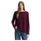 блуза,дамски,блузи,tom,tailor,1043168,cosy,rib,sweatshirt,purple,(dark,red,mélange)