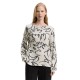 тениска,дамски,тениски,tom,tailor,1044923,cosy,long,sleeve,t,shirt,flower,print,on,melange,(beige)