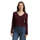 блуза,дамски,пуловери,дамски,плетени,дрехи,tom,tailor,front,logo,coin,v,neck,sweater,bordeaux,red,(purple)