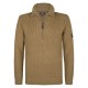 блуза,мъжки,пуловери,petrol,industries,m,3050,kwc262,half,zip,sweater,tan,(brown)