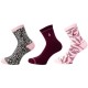 чорапи,дамски,чорапи,green,lamb,pk,long,socks,3,pairs,multicolor,(black,blossom,deep,beet)