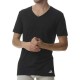 мъжко,бельо,adidas,active,flex,cotton,short,sleeve,v,neck,base,layer,2,units,black,(black,black)