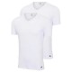мъжко,бельо,adidas,active,flex,cotton,short,sleeve,v,neck,base,layer,2,units,white,(wht,wht)