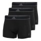 боксерки,мъжко,бельо,adidas,underwear,active,micro,flex,eco,boxers,3,units,black,black,bk,(black)