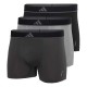 боксерки,мъжко,бельо,adidas,active,micro,flex,eco,boxers,3,units,black,grey,(gre,bk,hea)