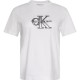 тениска,мъжки,тениски,дамски,тениски,calvin,klein,jeans,lv047e819g,short,sleeve,t,shirt,white,(brilliant,white)