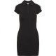 дънки,дамски,поли,и,рокли,calvin,klein,jeans,punto,milano,shrunken,short,sleeve,dress,black,(black)