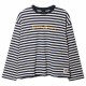 тениска,мъжки,тениски,kaotiko,cheers,darling,long,sleeve,t,shirt,stripes,navy,(blue)