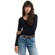 тениска,дамски,тениски,gant,scoop,long,sleeve,t,shirt,black
