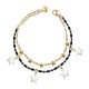 бижутерия,ops,objects,twice,candy,bracelet,black,gold,(golden)
