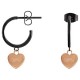 бижутерия,ops,objects,twice,ipb,ipr,heart,small,earrings,gold,pink,black