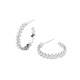 бижутерия,pdpaola,crown,earrings,silver,(clear)