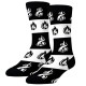 чорапи,мъжки,чорапи,lucky,boxer,long,socks,flames,(black)